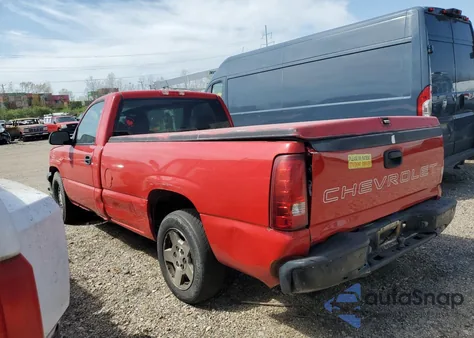 2005 Chevrolet Silverado C1500 из США, поврежденный, VIN 1GCEC14X45Z338059